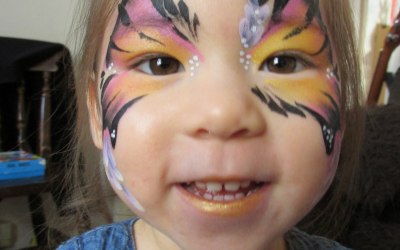 Mayfly Face and Body Art