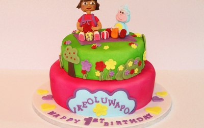 Dora the Explorer Birthday Cake
