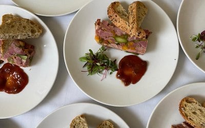 Ham hock terrine starter