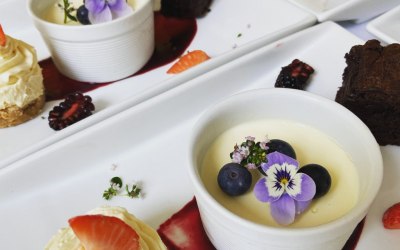 Trio of desserts