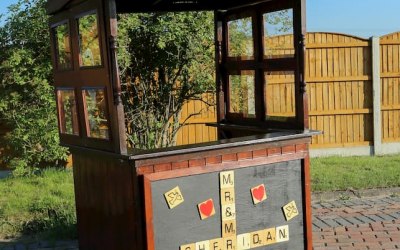 Our Themed Scrabble Cart
