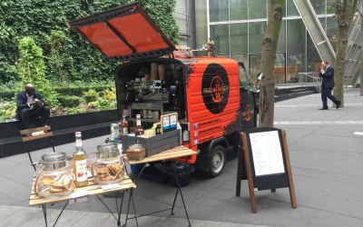 Tuc Tuc Piaggo at The Broadgate Plazza london  