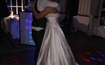BRIDE AND GROOMS FIRST DANCE.