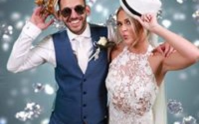 Wedding evening reception, green screen