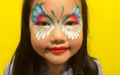 Butterfly, colourful, glitter