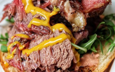 sliced beef brisket