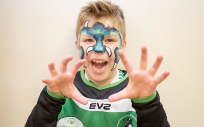 Monster face paint