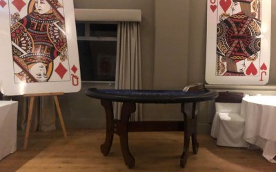 Blackjack set up