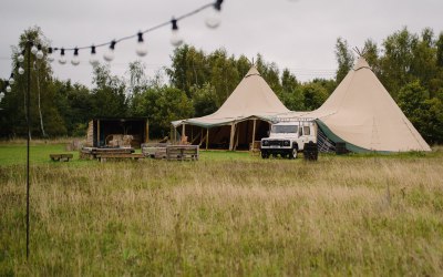 Our Land Rover coffee truck is a classic!
