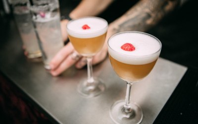 Sunrise Martini for a penthouse party