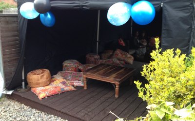 6x3 gazebo chill out space