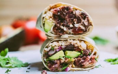 Vegan Bean Burrito 