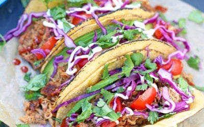 Smoked Pulled Pork Tacos 