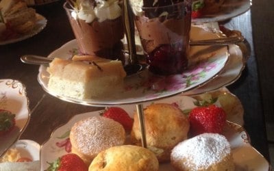 Cake stands ready to go out