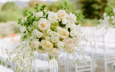 wedding venue ceremony floral center piece
