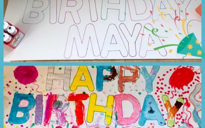 Party bags, invites and banners Included 