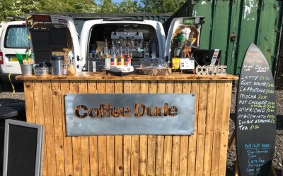 All set up for local charity event 