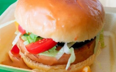 Bean Cake Burger