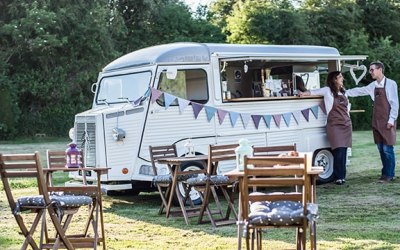 Adding a dash of style to your event ... we can bring tables and chairs, too...