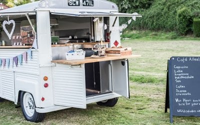 Van Henri, our Citroen HY coffee van...