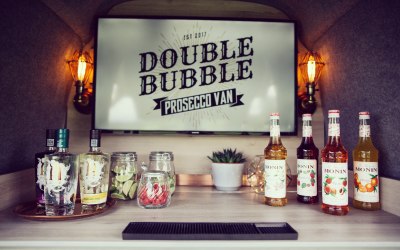 Double Bubble Prosecco Van