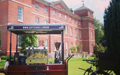 Coffee Bike London at a Norfolk Wedding
