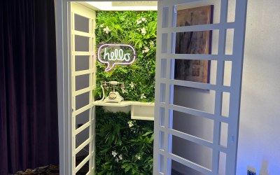 Audio guestbook memory kiosk