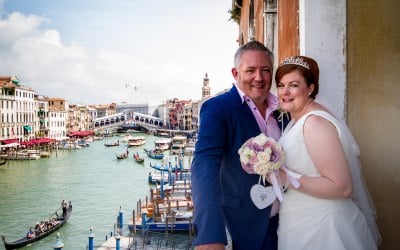 Venice Registry Office Wedding overlooking the canal