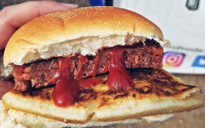 Our own vegan square sausage roll