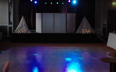 superior sounds wedding set up 
