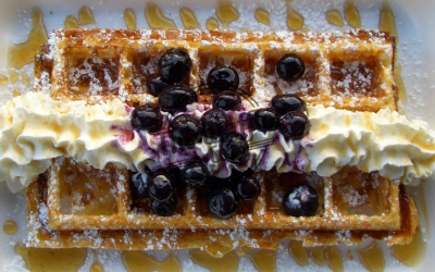 Blueberry Burst Waffle