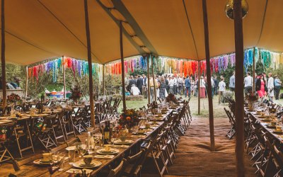 Wedding tent white rose tents
