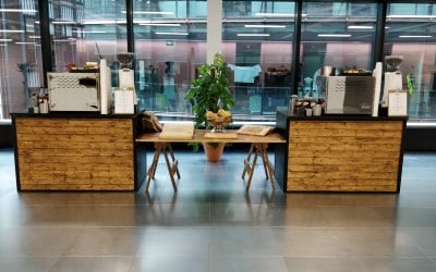 Wooden coffe bars