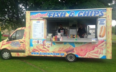 Fish chips van