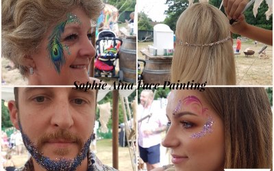 A festival wedding in 2018 