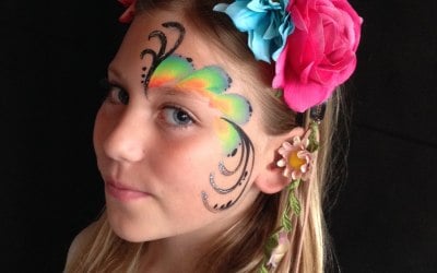 Rainbows Face Painting London