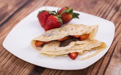Nutella and Strawberry