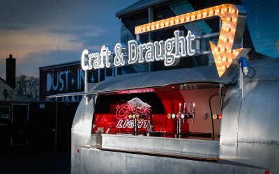 Vintage Airstream Bar