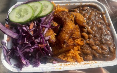 Vegan jollof meal box