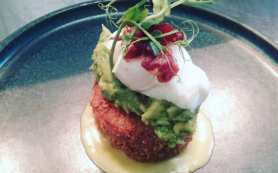 Shredded and breaded ham hock