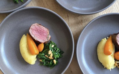 Fillet of beef saltimbocca
