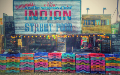 indian streetfood event catering glastonbury