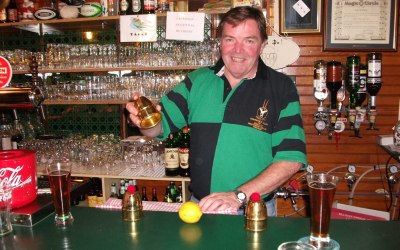 Performing in my bar in France