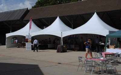 3 x Pagoda Marquee's Joined