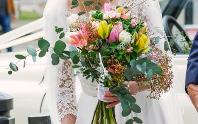Hand tied Bridal bouquets