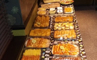 buffet table
