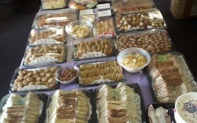 Buffet table 