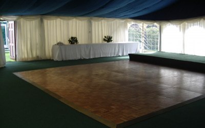 dance floor, stage, star roof