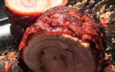spit roast porchetta