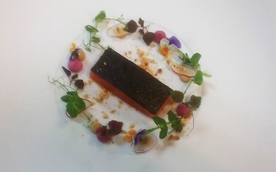 Gin cured salmon 